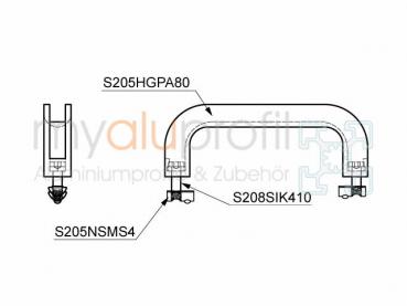 Handgriff 5 PA80 Satz